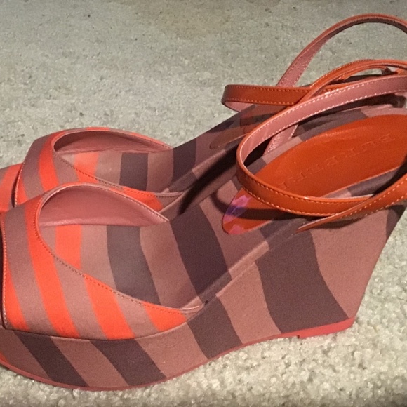 Burberry Multicolor Wedge Sandal - Picture 5 of 13